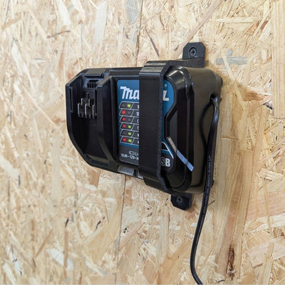 Wall mount for Makita DC10SB battery charger | Garage organization, 3D printed wall mount