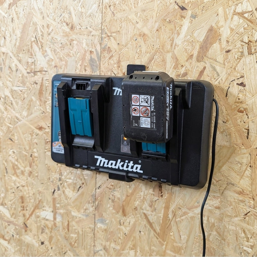 Wall Mount for Makita DC18RD Dual Battery Charger | Workshop & Garage Organisation