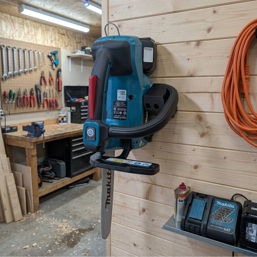 Makita DUC254 XCU06 Chainsaw Wall Mount Holder for Garage Workshop Shed