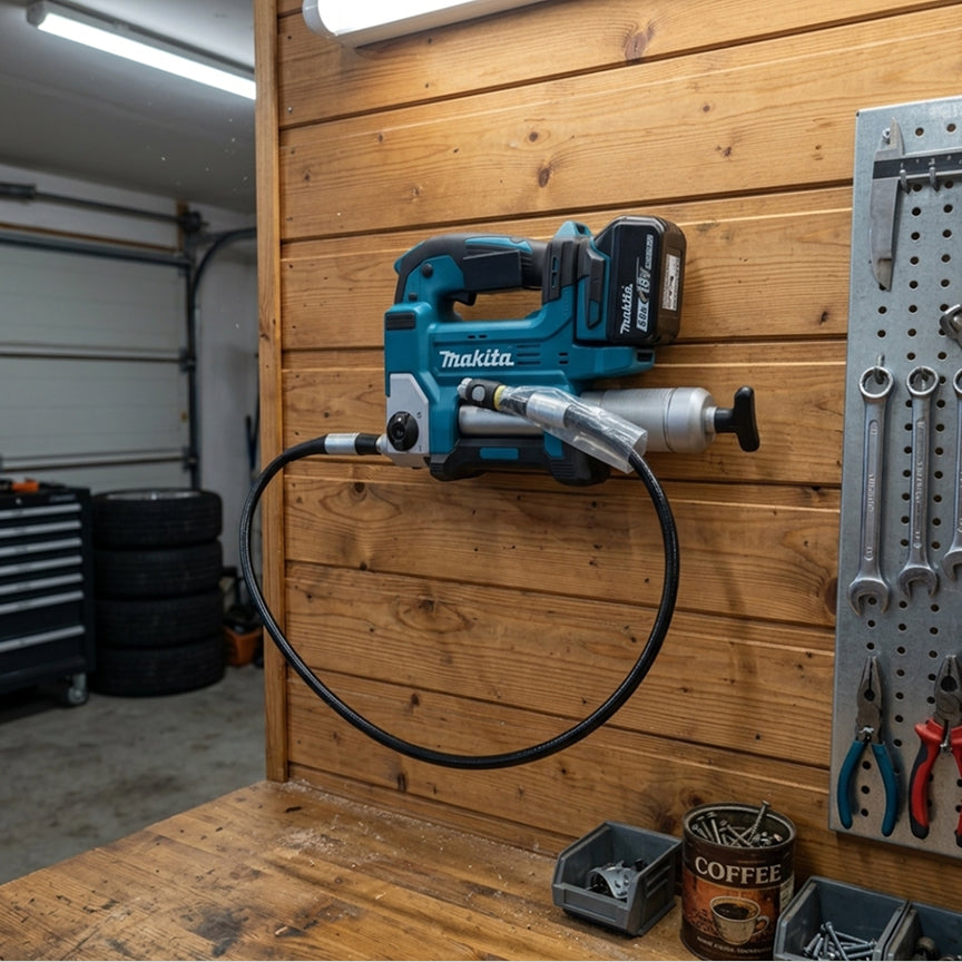 Makita DGP180 Grease Gun Wall Mount | Secure Storage for Garage, Shop, Van