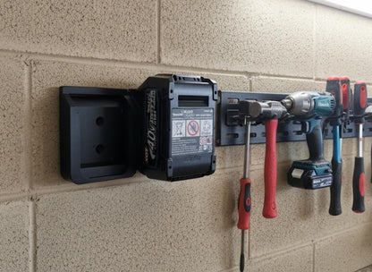 Heavy Duty Makita XGT 40V Battery Wall Mount with Locking