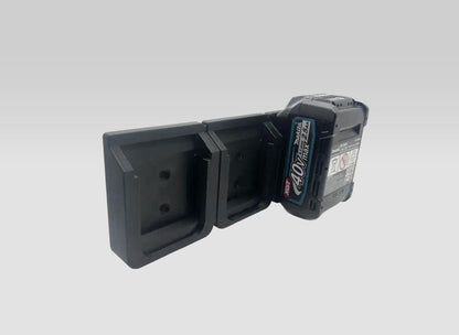 Heavy Duty Makita XGT 40V Battery Wall Mount with Locking