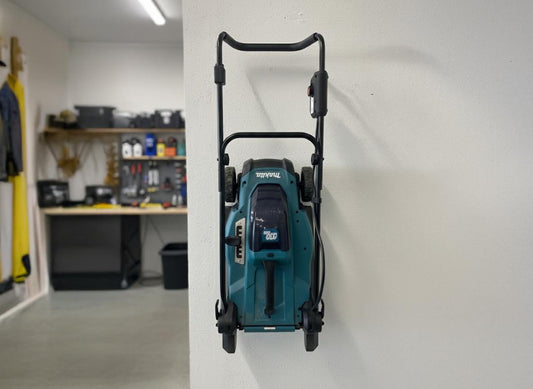 Makita 18V Lawnmower Wall Mount - Space-Saving Storage