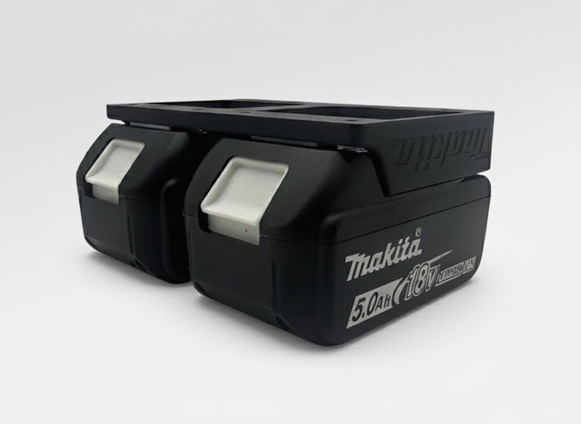 Heavy Duty Makita 18V LXT Battery Wall Mount (1-3 Slots)