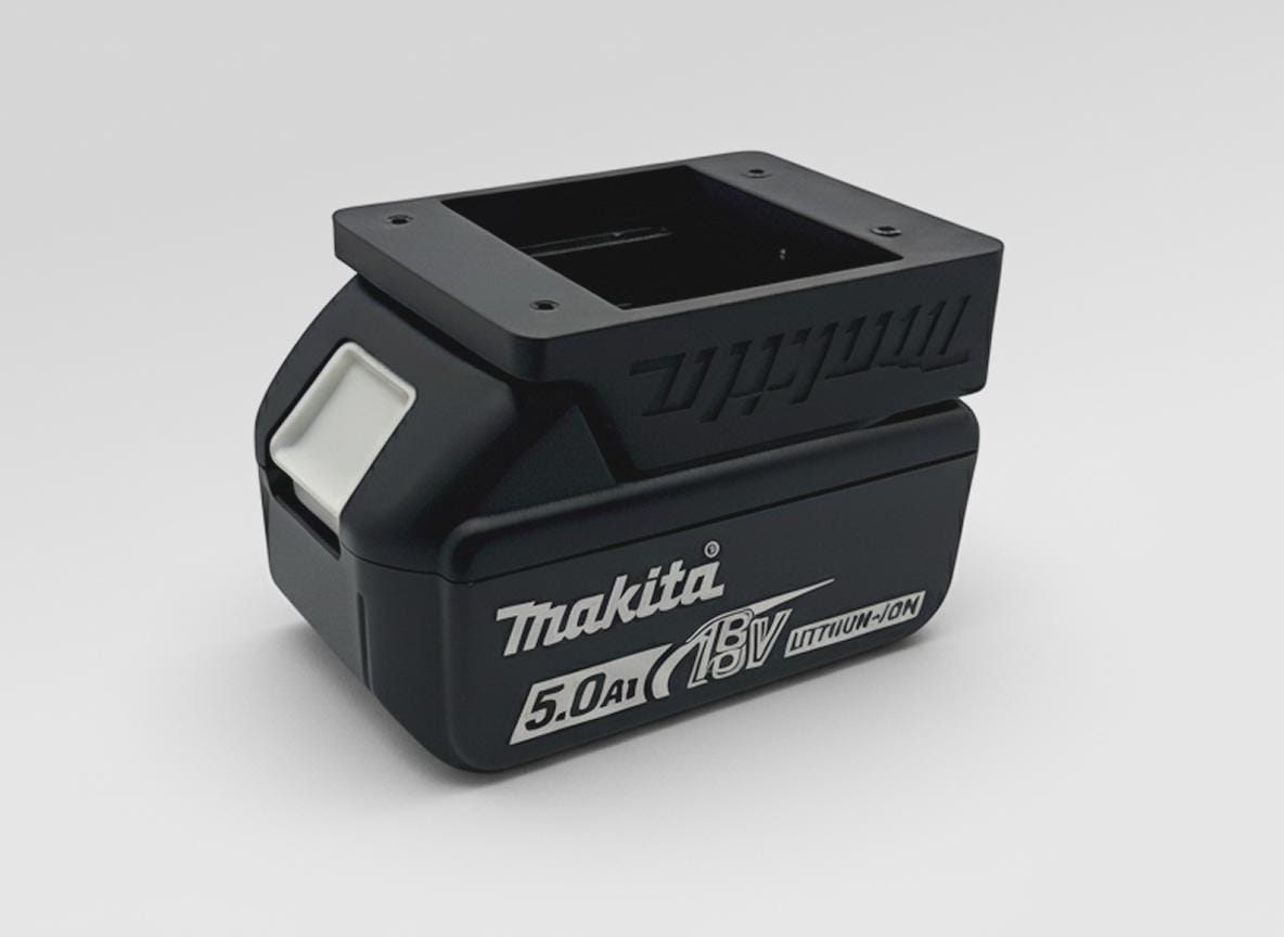 Heavy Duty Makita 18V LXT Battery Wall Mount (1-3 Slots)