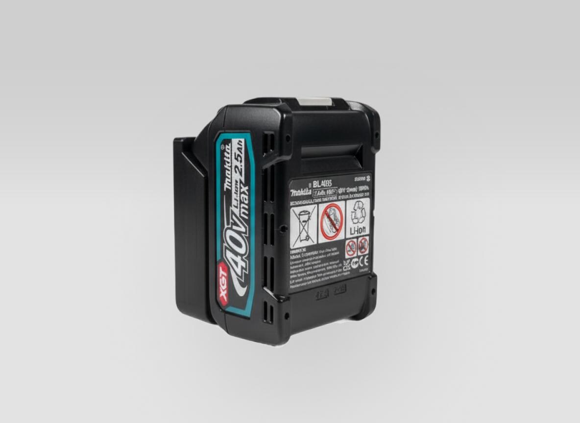 Heavy Duty Makita XGT 40V Battery Wall Mount with Locking