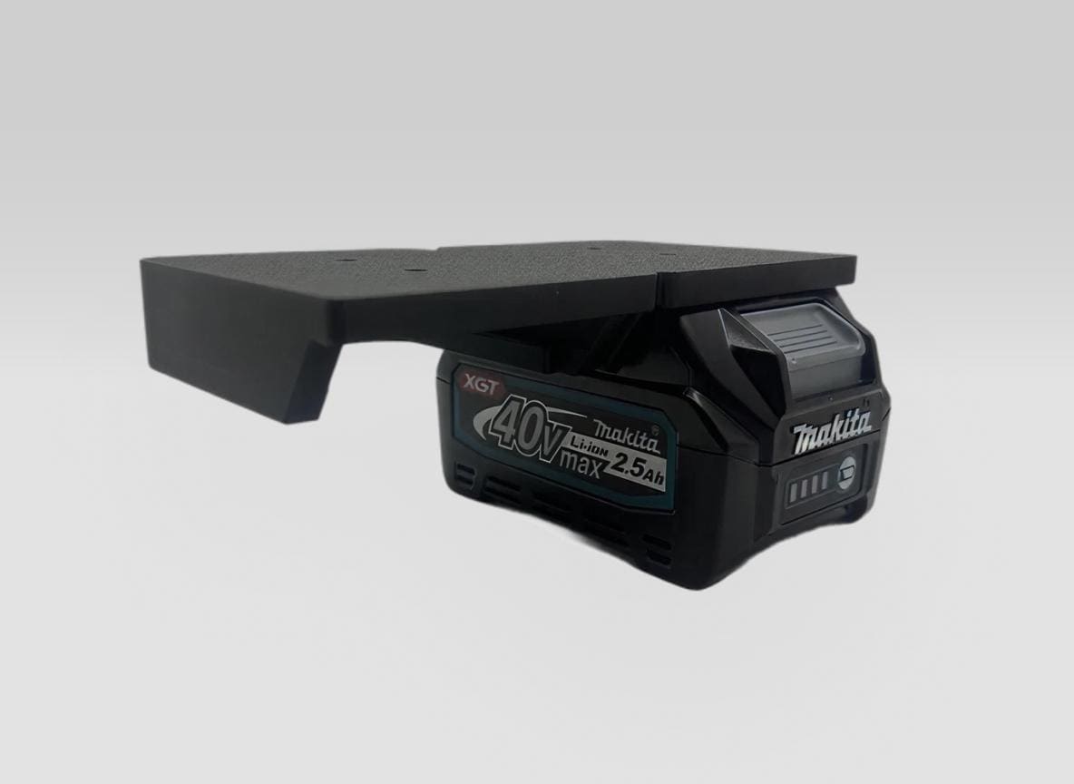 Heavy Duty Makita XGT 40V Battery Wall Mount with Locking