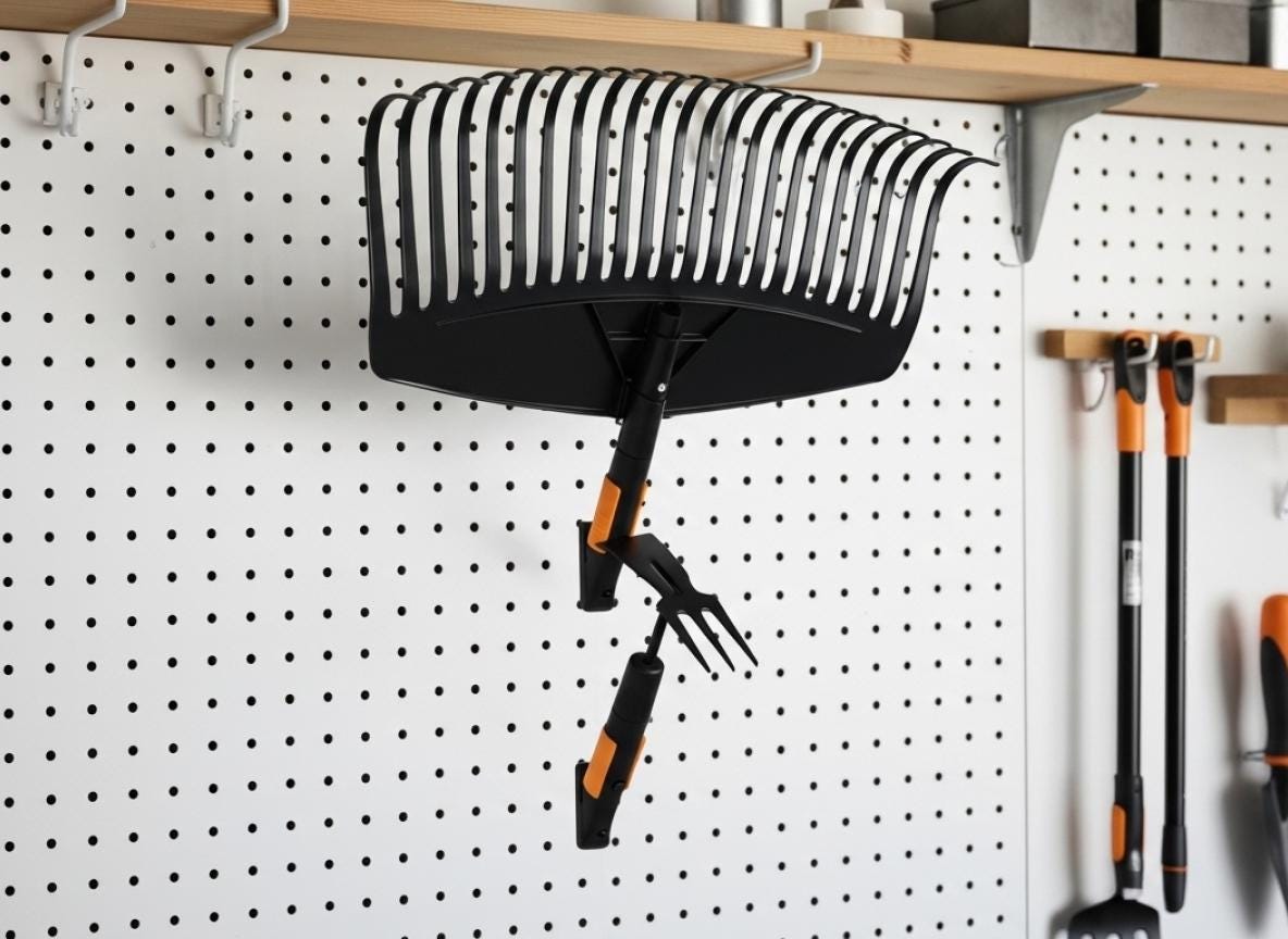 Fiskars QuikFit Wall Mount for Organising Gardening Accessories
