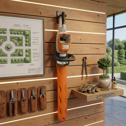 Stihl HSA60 Wall Mount - Custom Hedge Trimmer Storage Hanger