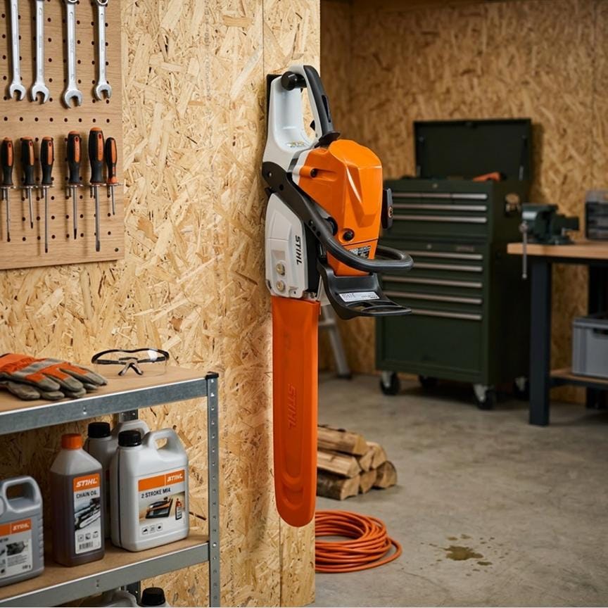 Stihl MS/TS/TSA Series Wall Mount - Custom Chainsaw Hanger
