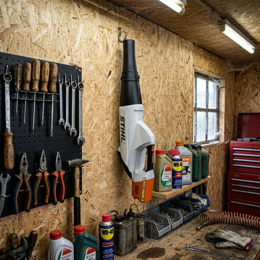 Stihl BGA 85 Leaf Blower Wall Mount | Storage Organizer | Garage Tool Hanger Bracket