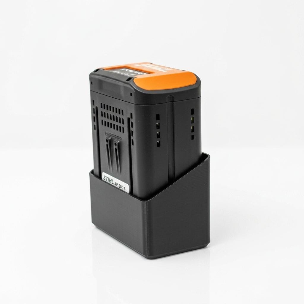 Heavy Duty STIHL AP Battery Holder, Wall Mount for Secure Battery Storage
