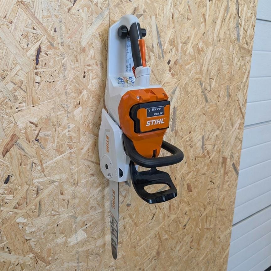 Stihl MSA Series Chain Saw Wall Mount - Custom Chainsaw Storage Hanger