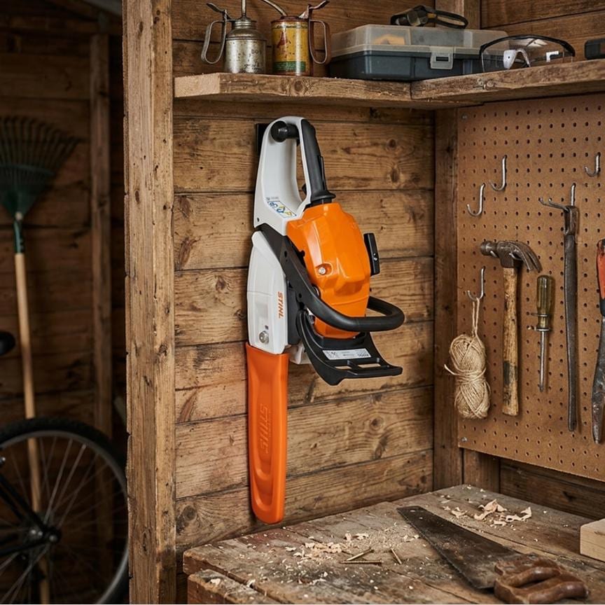Stihl MS172 AND similar Wall Mount - Custom Chainsaw Storage Hanger