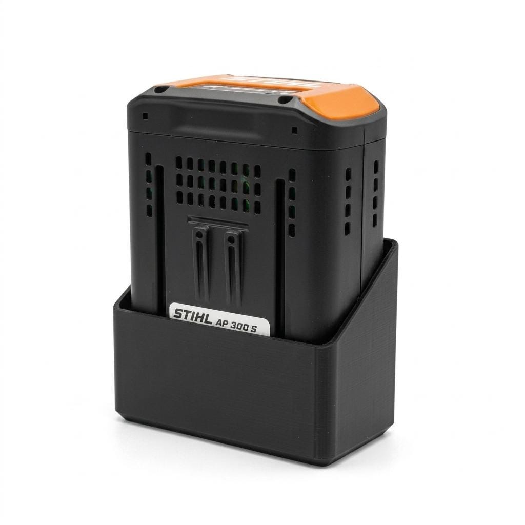 Heavy Duty STIHL AP Battery Holder, Wall Mount for Secure Battery Storage