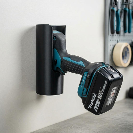 Drill/Impact Driver Wall Mount: Garage/Workshop/Van Organizer