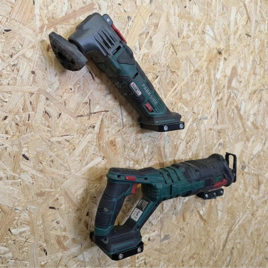 Parkside X 20 V Team Tool Wall Mount | Garage or shop organization | Stealth mount