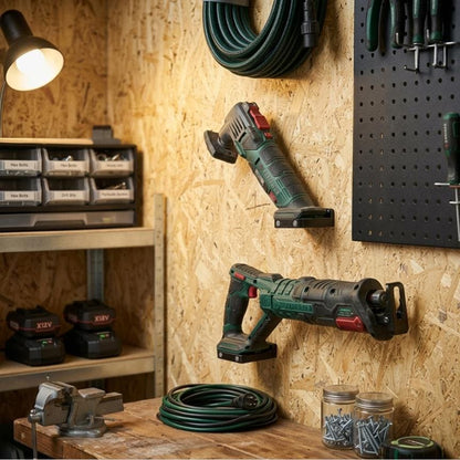 Parkside X 20 V Team Tool Wall Mount | Garage or shop organization | Stealth mount