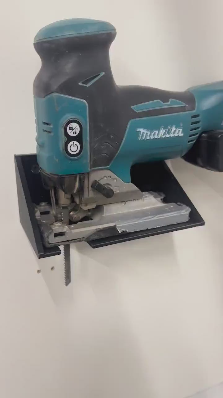 Jigsaw side wallmount for Makita DJV181 & similar video