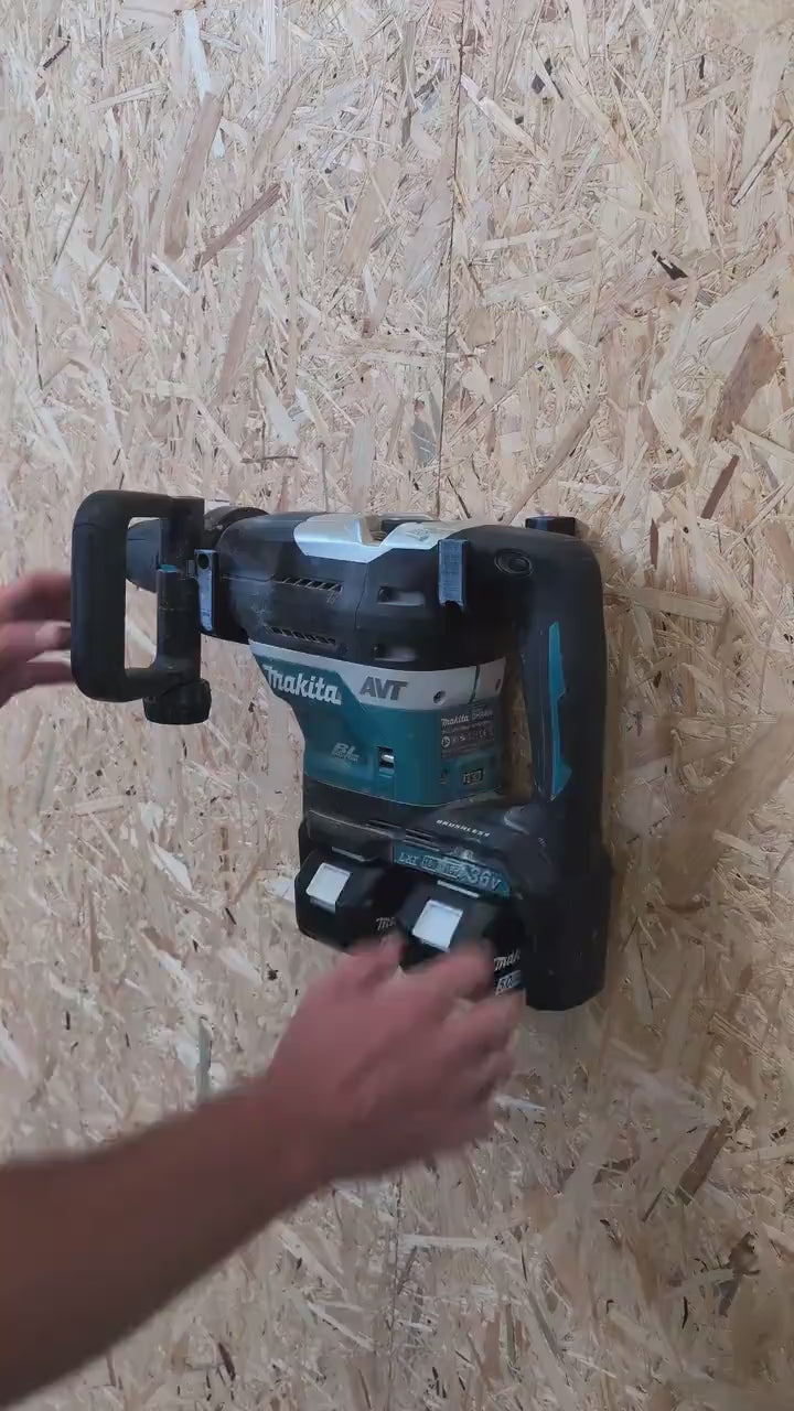 Makita DHR400 XRH07 Rotary Hammer Wall Mount Holder for Garage Workshop or Work Van