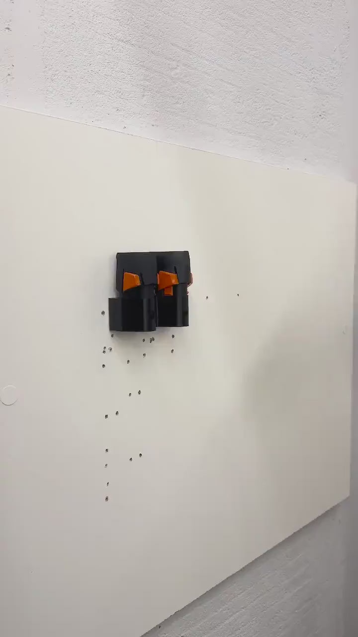 STIHL AS2 battery wall mount, horizontal or vertical storage video