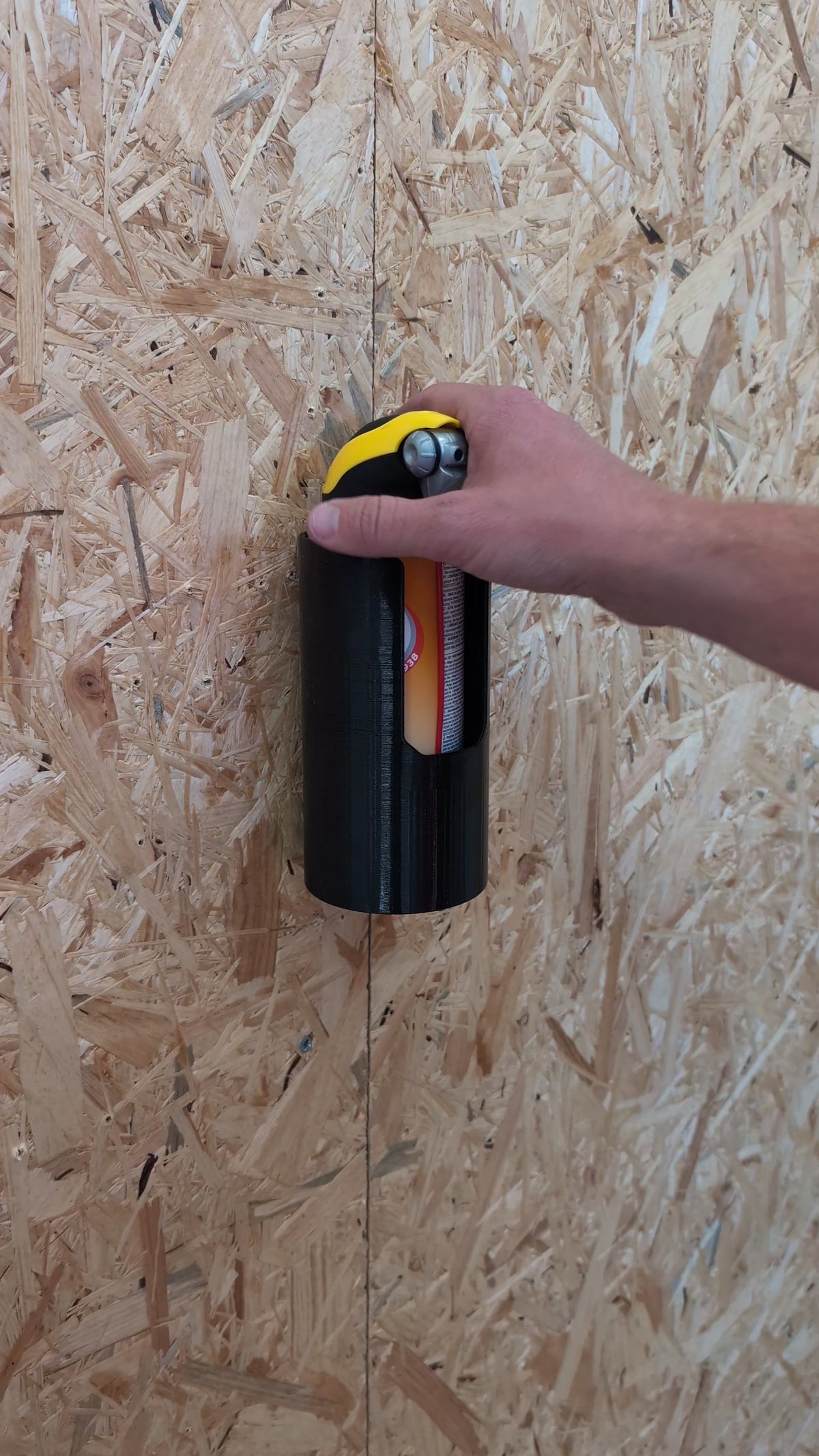 Universal Spray Can Wall Mount Holder Garage Workshop Van Storage