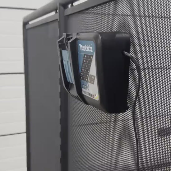 Makita 18V DC18RC wall mount  * CHARGER NOT INCLUDED* video