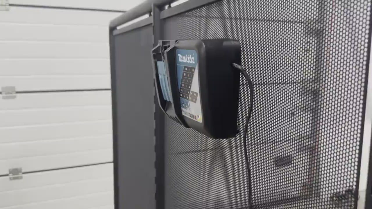 Makita 18V DC18RC wall mount  * CHARGER NOT INCLUDED* video