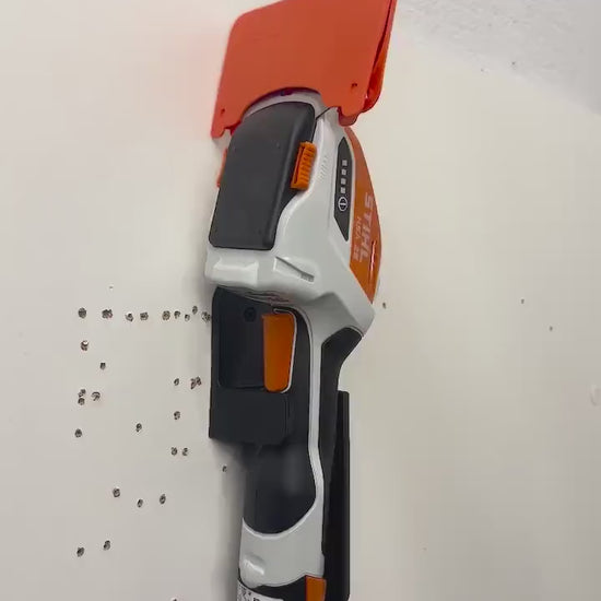 STIHL HSA26 Hedge trimmers wall mount, garage organization, 3D pritned video