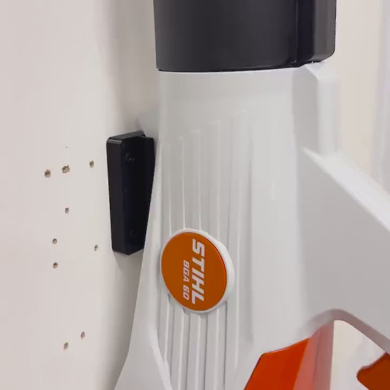 Leaf Blower Wall Mount for Stihl BGA50 / BGA60 upright version video