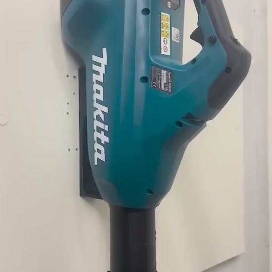 Makita DUB362 / XBU02 leaf blower wall mount, garage organization, van, shed video