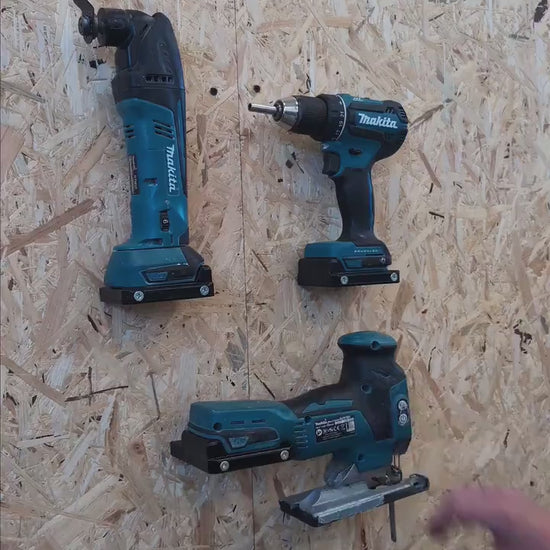 Makita LXT 18v Series Tool Wall Mount, Sideways Mount, Stealth Mount, video