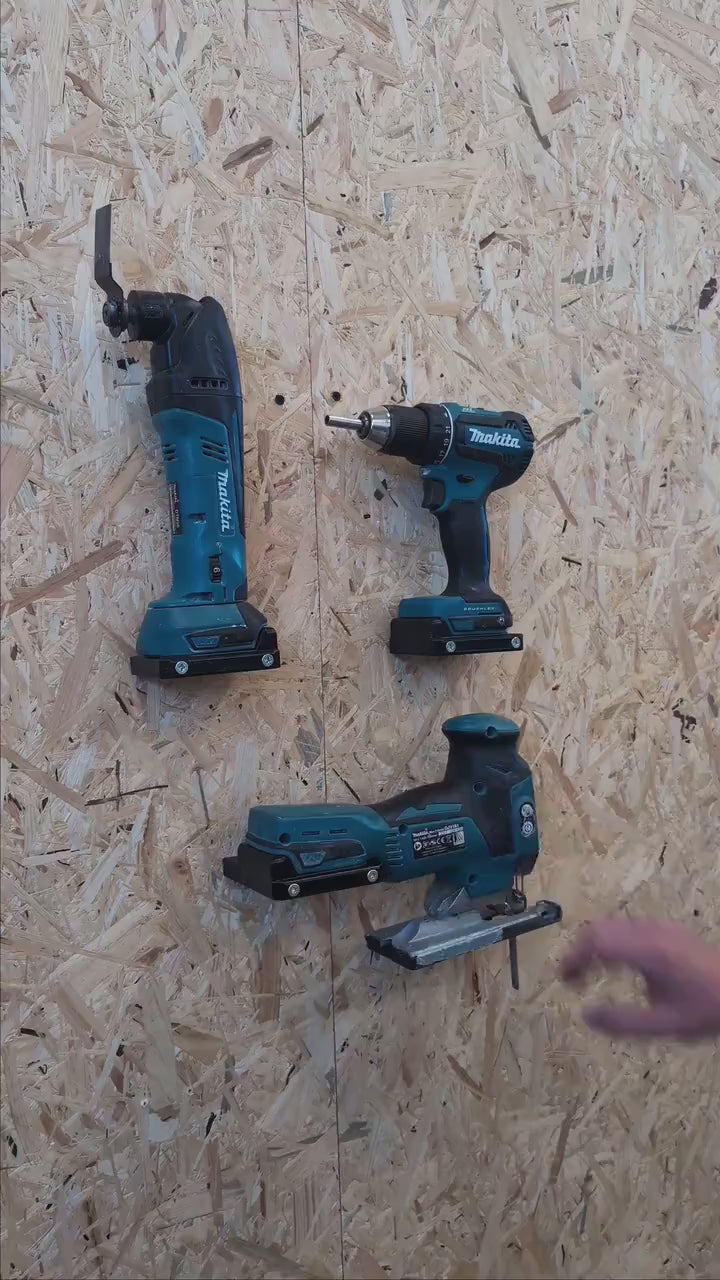 Makita LXT 18v Series Tool Wall Mount, Sideways Mount, Stealth Mount, video
