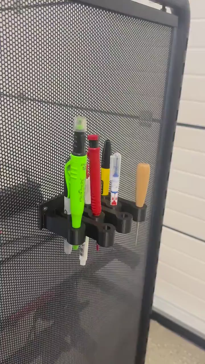 Screwdriver / Pencil / Pen organizer, holder, wall mount video