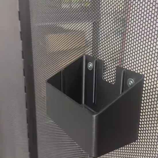 Heavy duty Stihl AP Battery holder, wall mount to securely hold your batteries video