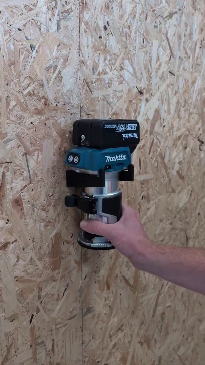 Makita DRT50 XTR01 GTR01 18V LXT Router Trimmer Wall Mount Holder