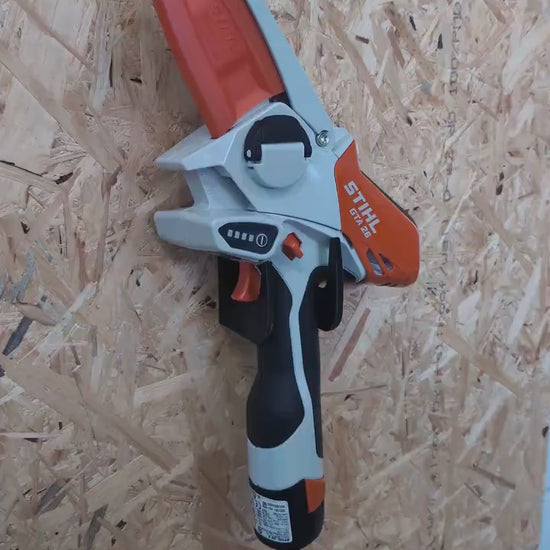 STIHL GTA26 pruner saw wall mount, garage storage, shed storage video