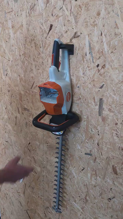 Stihl HSA50 Wall Mount - Custom Hedge Trimmer Storage Hanger - Workshop & Tool Shed Organization video