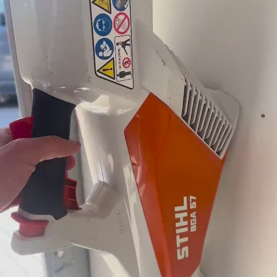 STIHL BGA 57 Leaf Blower Wall Mount, 3D Printed PETG Tool Holder video