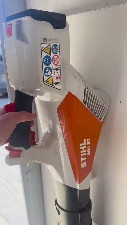 STIHL BGA 57 Leaf Blower Wall Mount, 3D Printed PETG Tool Holder video