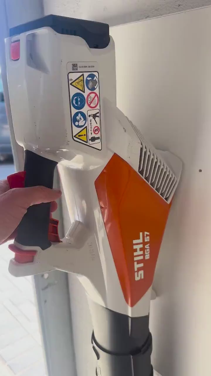 STIHL BGA 57 Leaf Blower Wall Mount, 3D Printed PETG Tool Holder video
