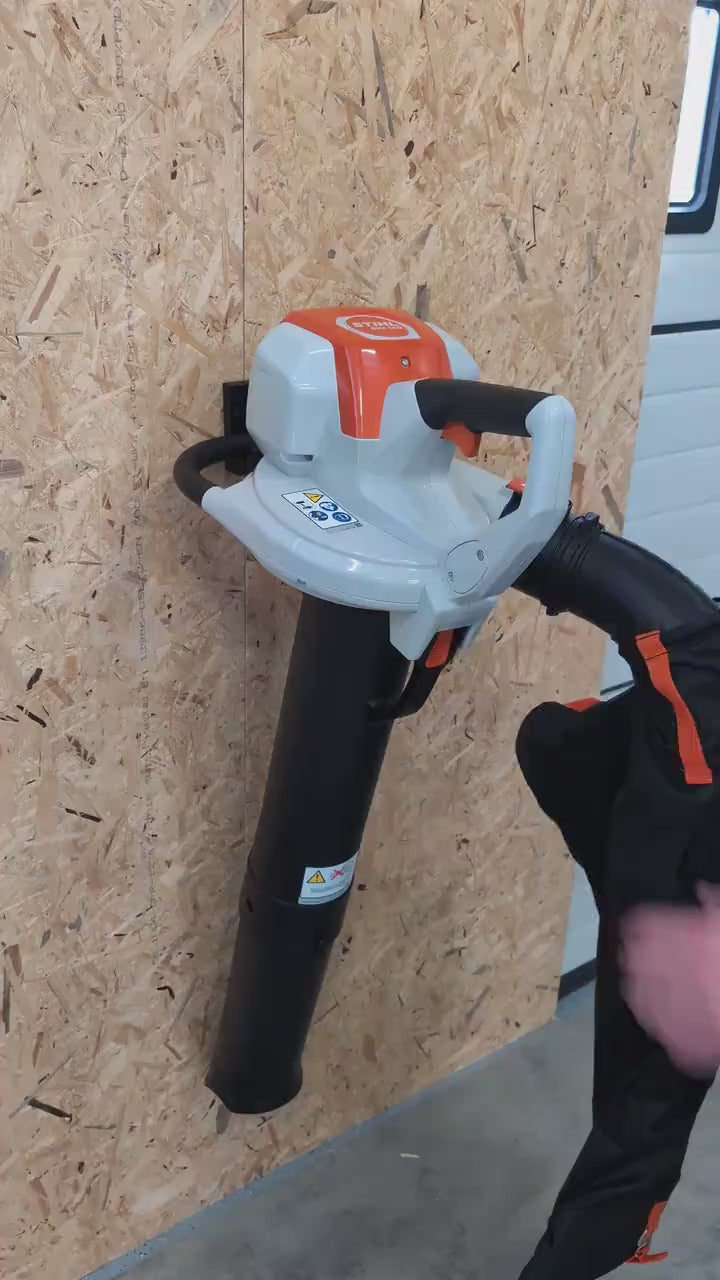 STIHL SHA 140 Wall Mount Holder | Garage & Shed Tool Organizer video