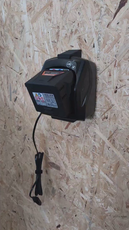 STIHL AL 101 Charger Wall Mount | 3D Printed Secure Bracket | Garage & Workshop Tool Organization video
