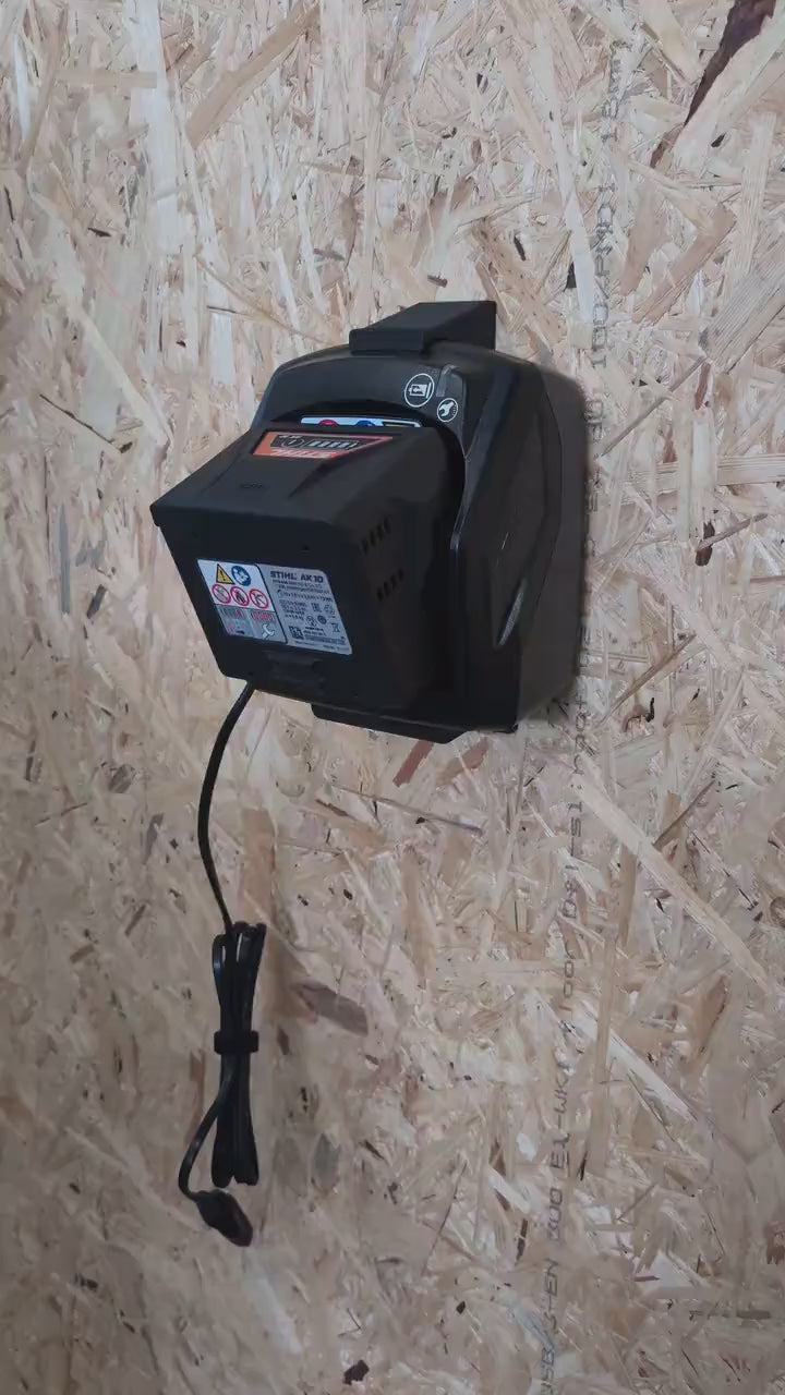 STIHL AL 101 Charger Wall Mount | 3D Printed Secure Bracket | Garage & Workshop Tool Organization video