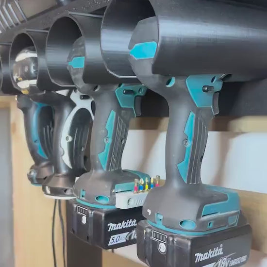 Drill/Impact Driver Wall Mount: Garage/workshop/Van Organizer video