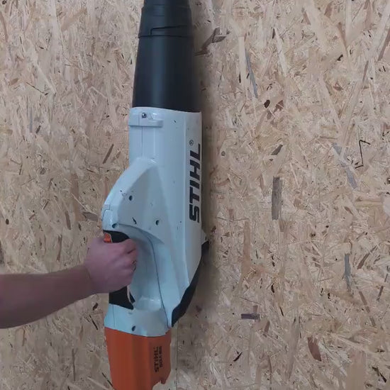 Stihl BGA 85 Leaf Blower Wall Mount | Storage Organizer | Garage Tool Hanger Bracket video