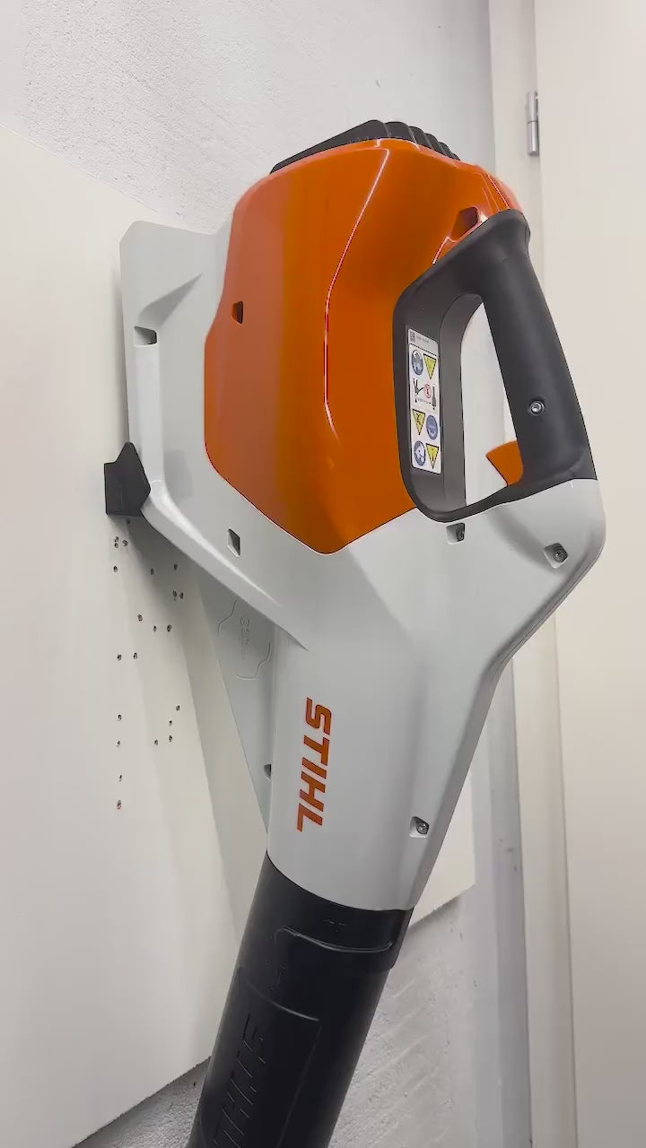 3D Printed STIHL BGA 160 Leaf Blower Wall Mount, PETG Garage Holder video